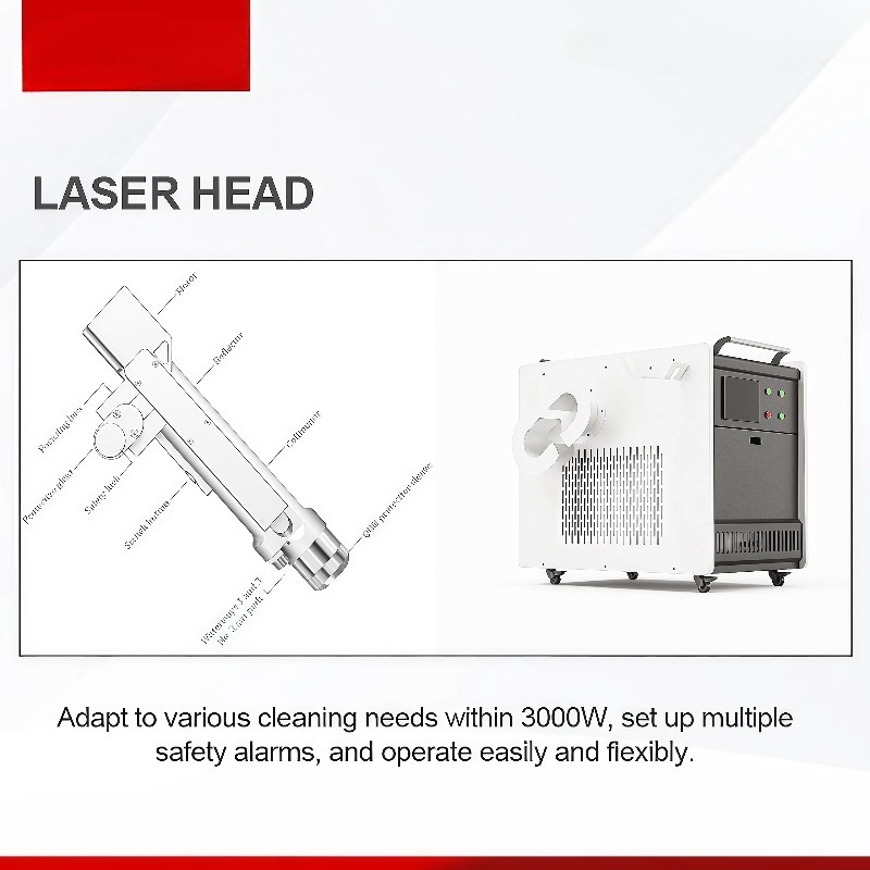 산업용 표면 준비를 위한 2000W 저소비 비용 산업용 - Industrial Laser 리뷰 및 가격