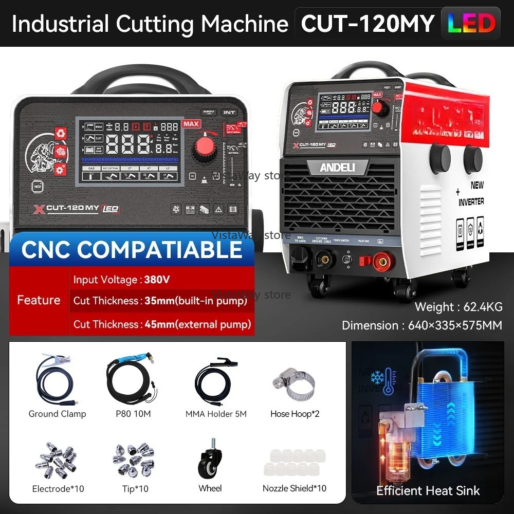 CUT 120 380V CNC 내장 펌프 컴프레서 MM - Cnc Plasma Cutter 리뷰 및 가격