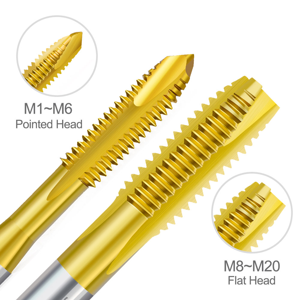 1개 HSS 티타늄 코팅 나사 탭 드릴 M2 M2.5  - Cnc Router Bit 리뷰 및 가격