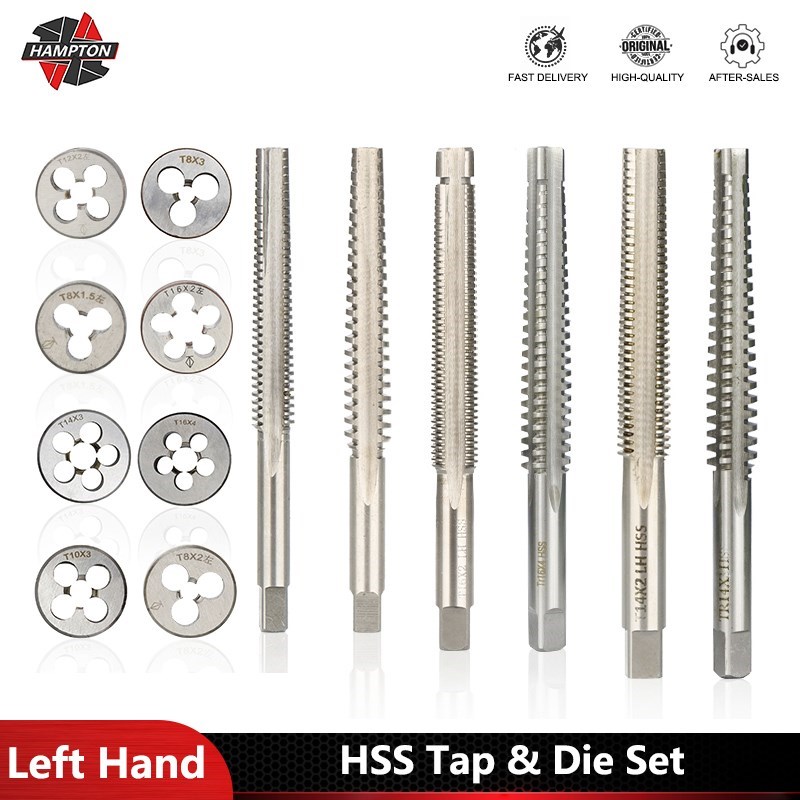 HSS 왼손 탭 및 다이 세트 TR8 TR10 TR12 - Cnc Router Bit 리뷰 및 가격