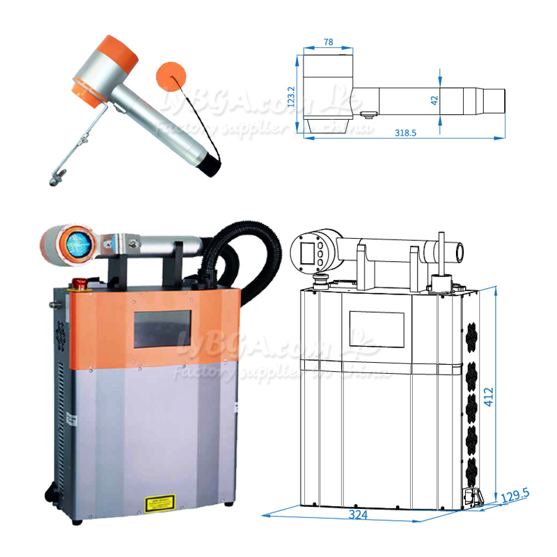 LY-LCG100A 100W 펄스 레이저 클리닝 머신  - Industrial Laser 리뷰 및 가격