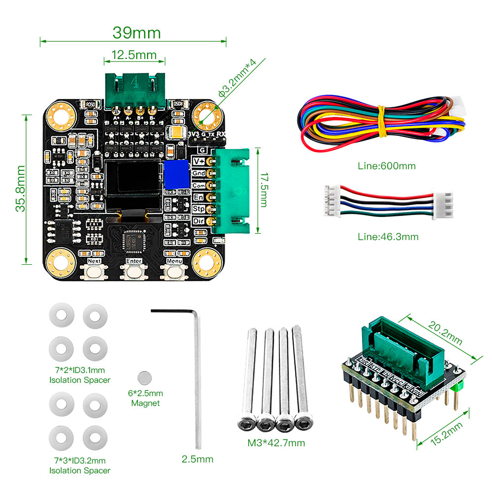 Makerbase MKS SERVO42C PCBA NE - Stepper Driver Cnc 리뷰 및 가격