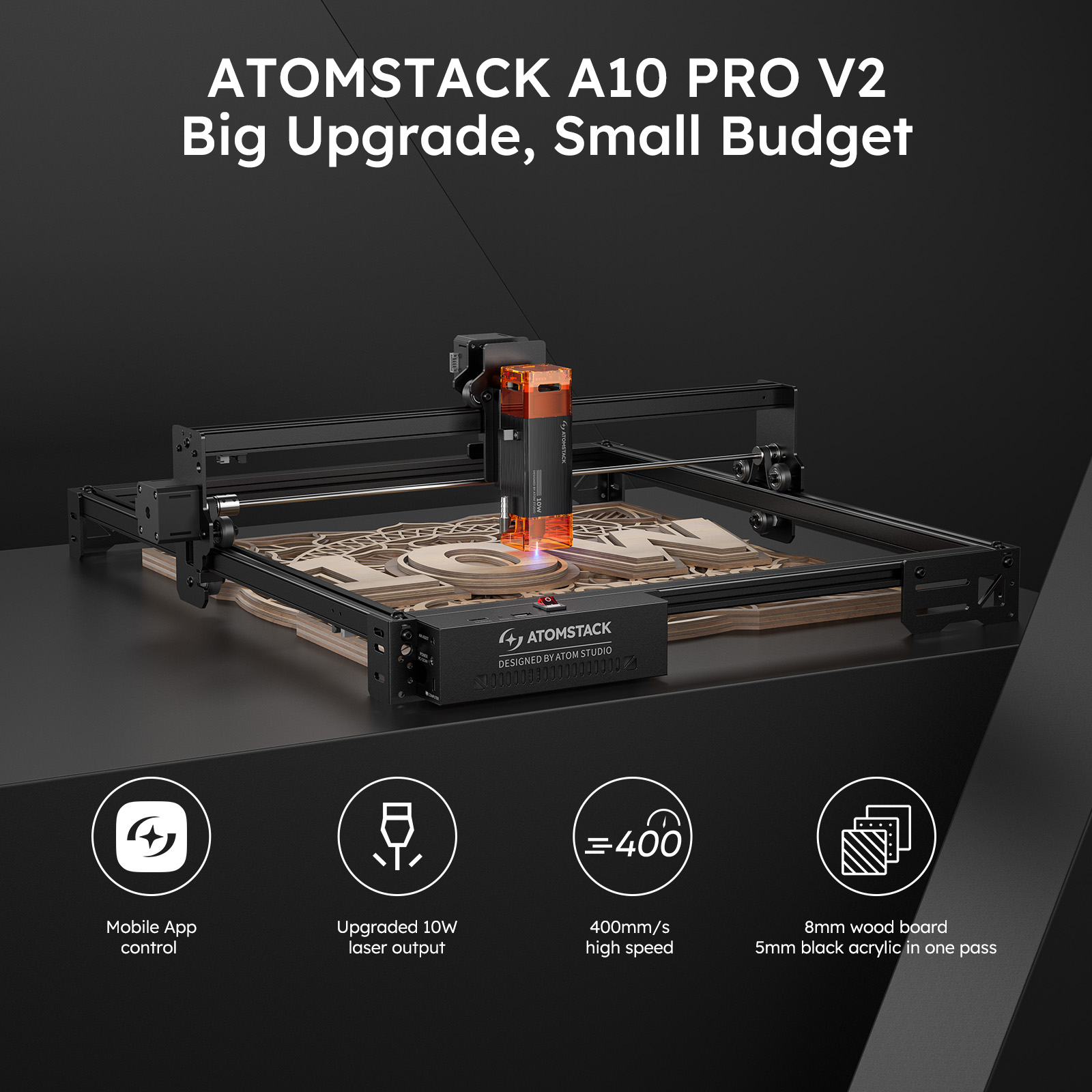 ATOMSTACK A20 PRO V2 레이저 10W C - Acrylic Cutting Machine 리뷰 및 가격