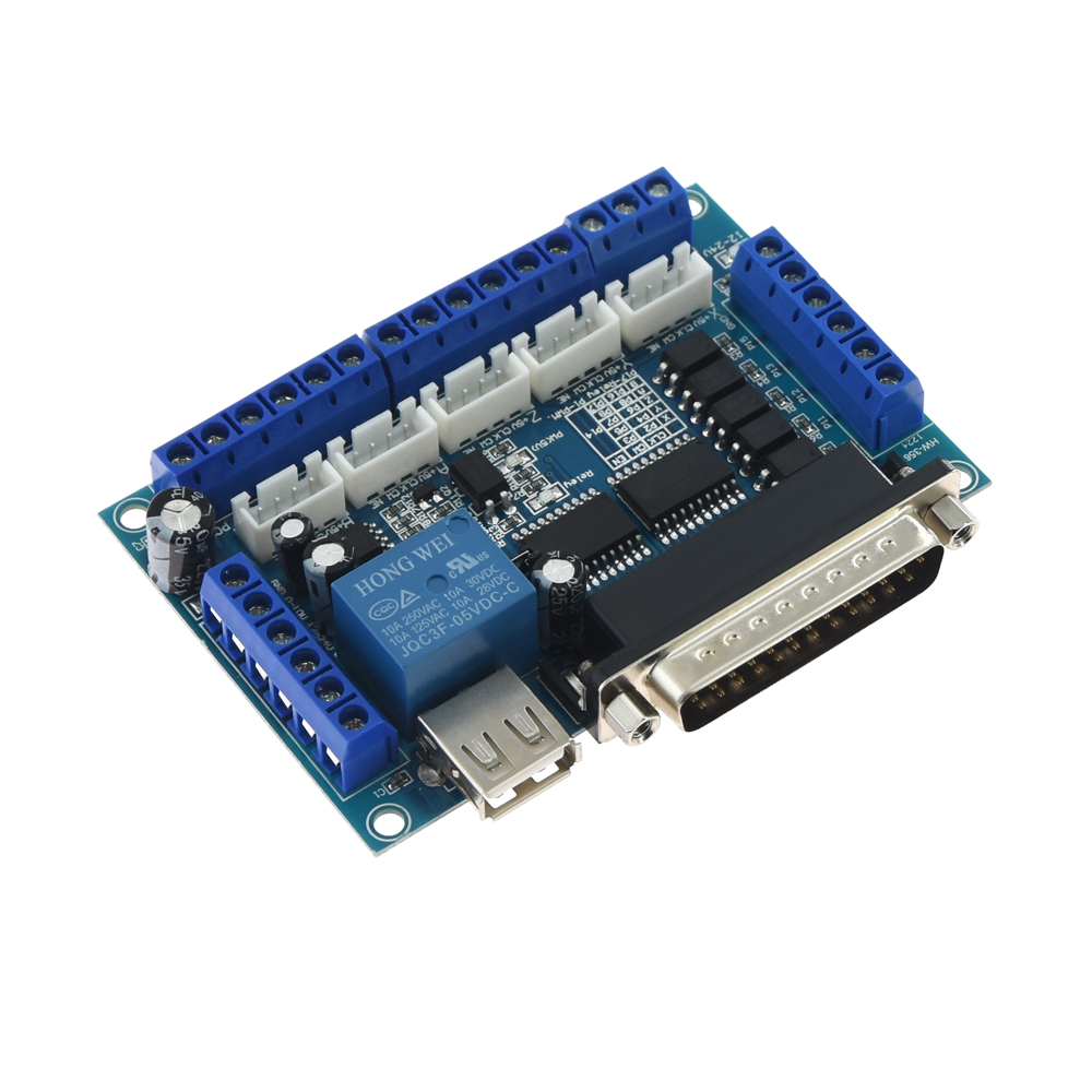 5 축 CNC MACH3 브레이크아웃 보드, USB D - Stepper Driver Cnc 리뷰 및 가격