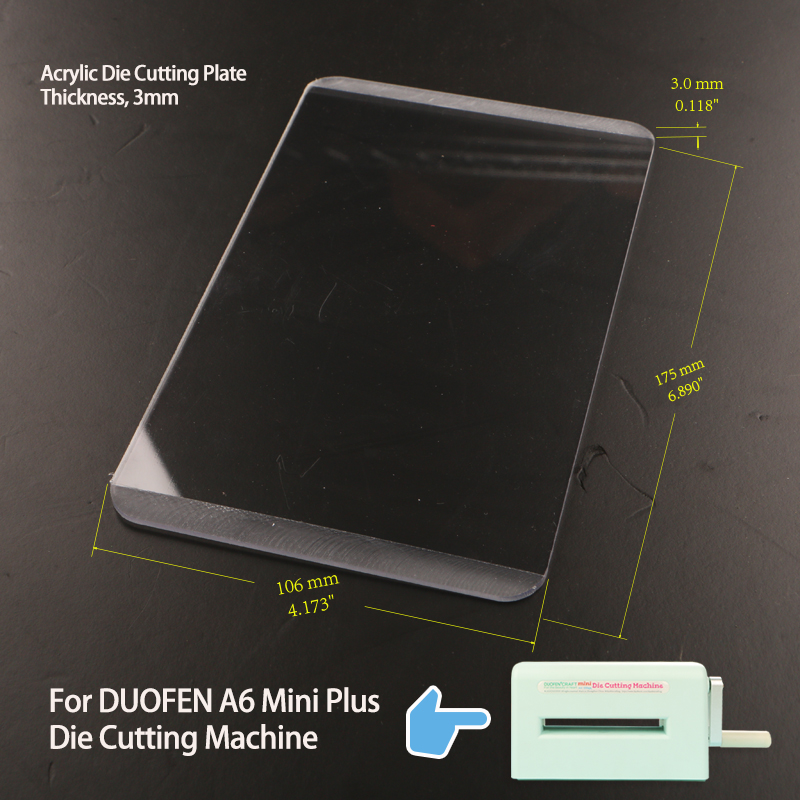 DUOFEN A6 Mini Plus용 다이 커팅 플레이 - Acrylic Cutting Machine 리뷰 및 가격