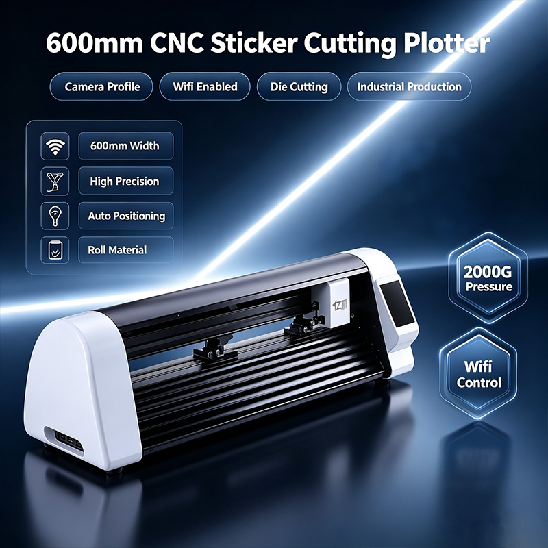 600mm CNC 레이저 스티커 커팅 플로터 카메라 프 - Industrial Laser 리뷰 및 가격